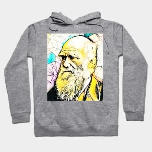 Charles Darwin Portrait | Charles Darwin Artwork 2 Hoodie